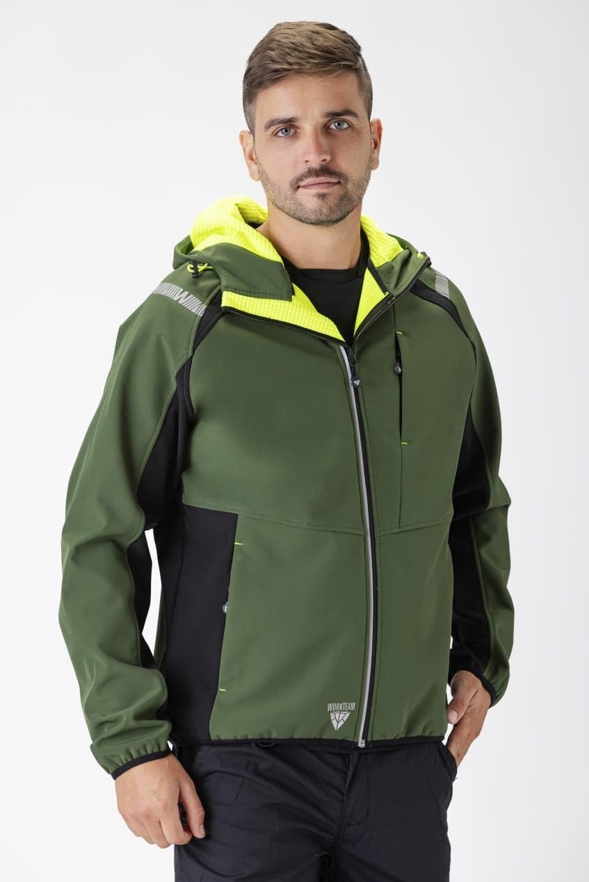 Chaqueta Workshell Bicolor Reciclado Workteam S7830 Distinción modelo