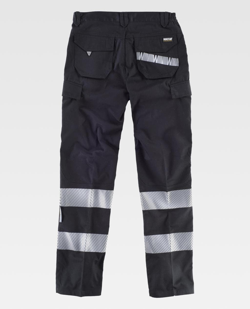 Pantalón Multibolsillos con Bandas Reflectantes Workteam C2717 Pantalón Multibolsillos con Bandas Reflectantes Workteam C2717