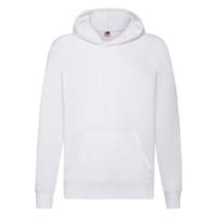 Sudadera Niño Capucha Fruit of The Loom Lightweight Hooded Sweat 1300 Distinción blanco