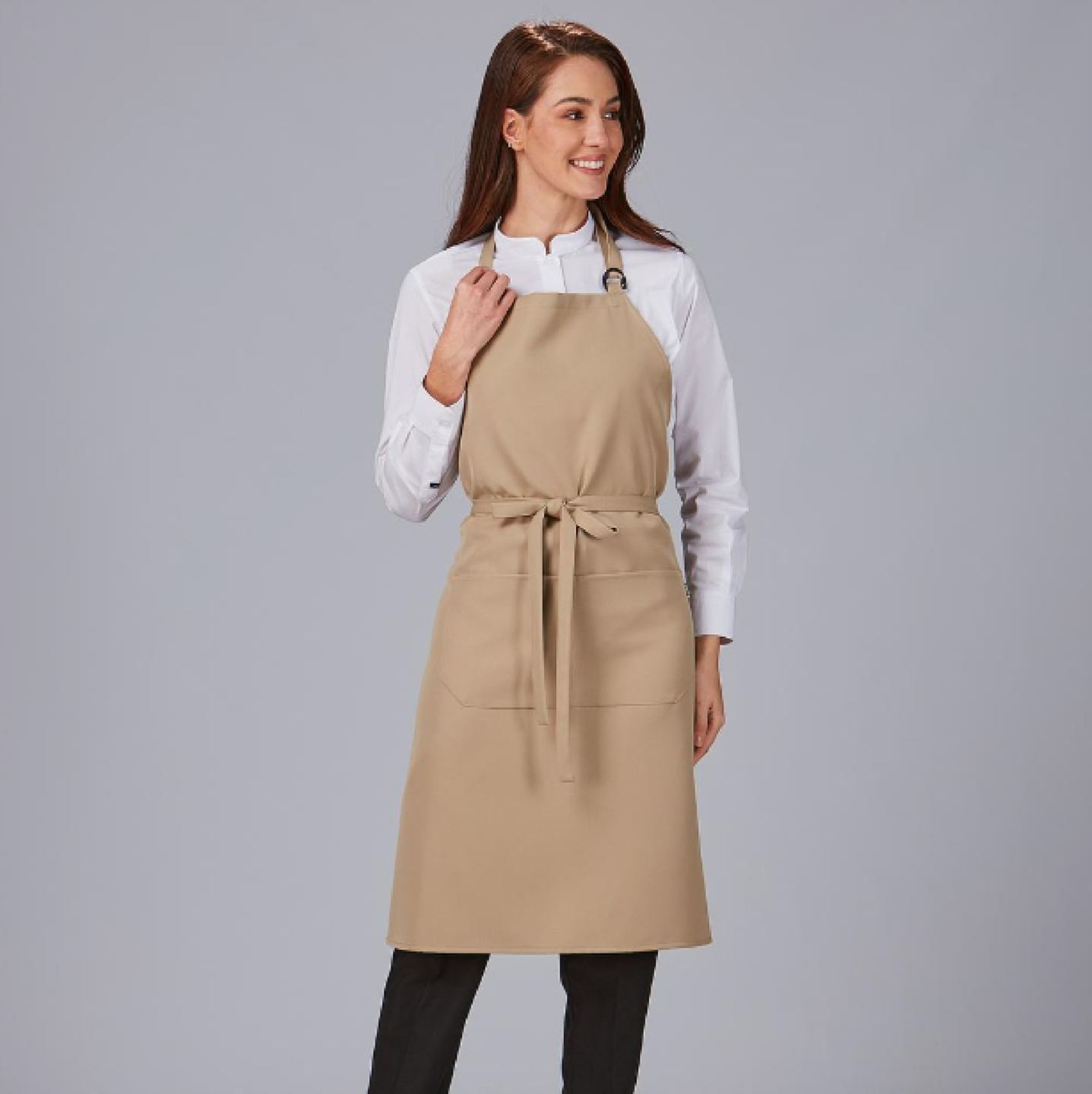 Delantal Largo Gary's con Peto y Bolsillo 90x75 116100