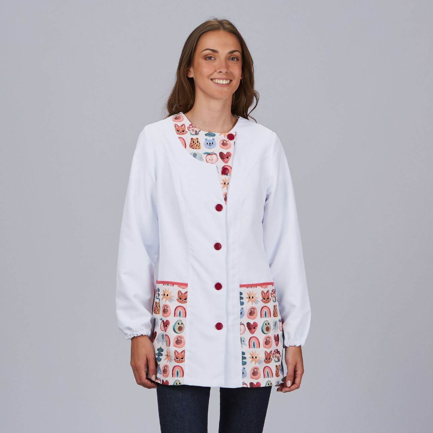 Bata Colegial M/L Mujer Garys Animals 500019 Bata Colegial M/L Mujer Garys Animals 500019