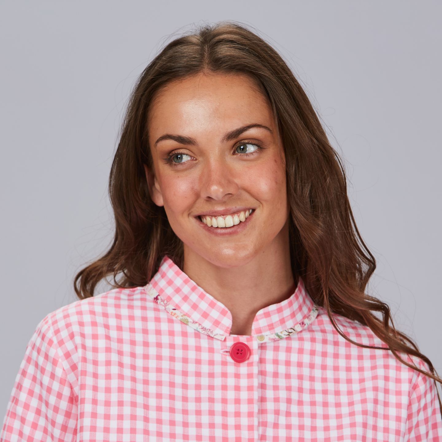 Bata de Cuadros ML Mujer Garys Aquarium 500024 Distinción cuello