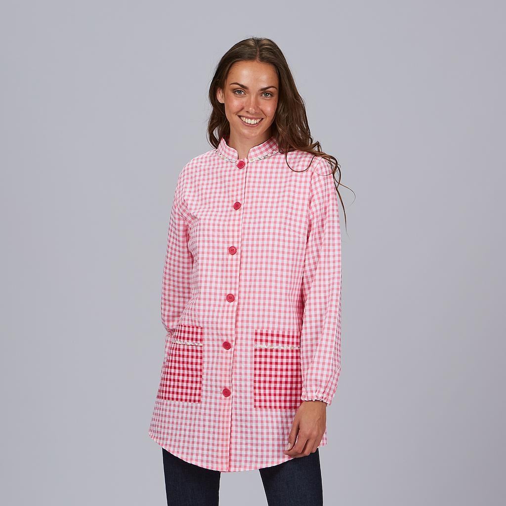 Bata de Cuadros ML Mujer Garys Aquarium 500024 Distinción rosa