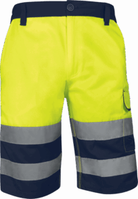 Bermuda Laboral Alta Visibilidad Delta Plus M1BE2HV Bermuda Laboral Alta Visibilidad Delta Plus M1BE2HV