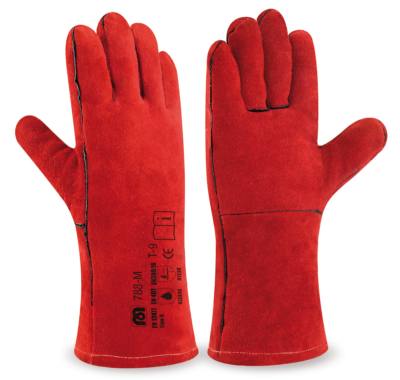 Guante Laboral De Piel Serraje Vacuno 788MR Marca Distinción