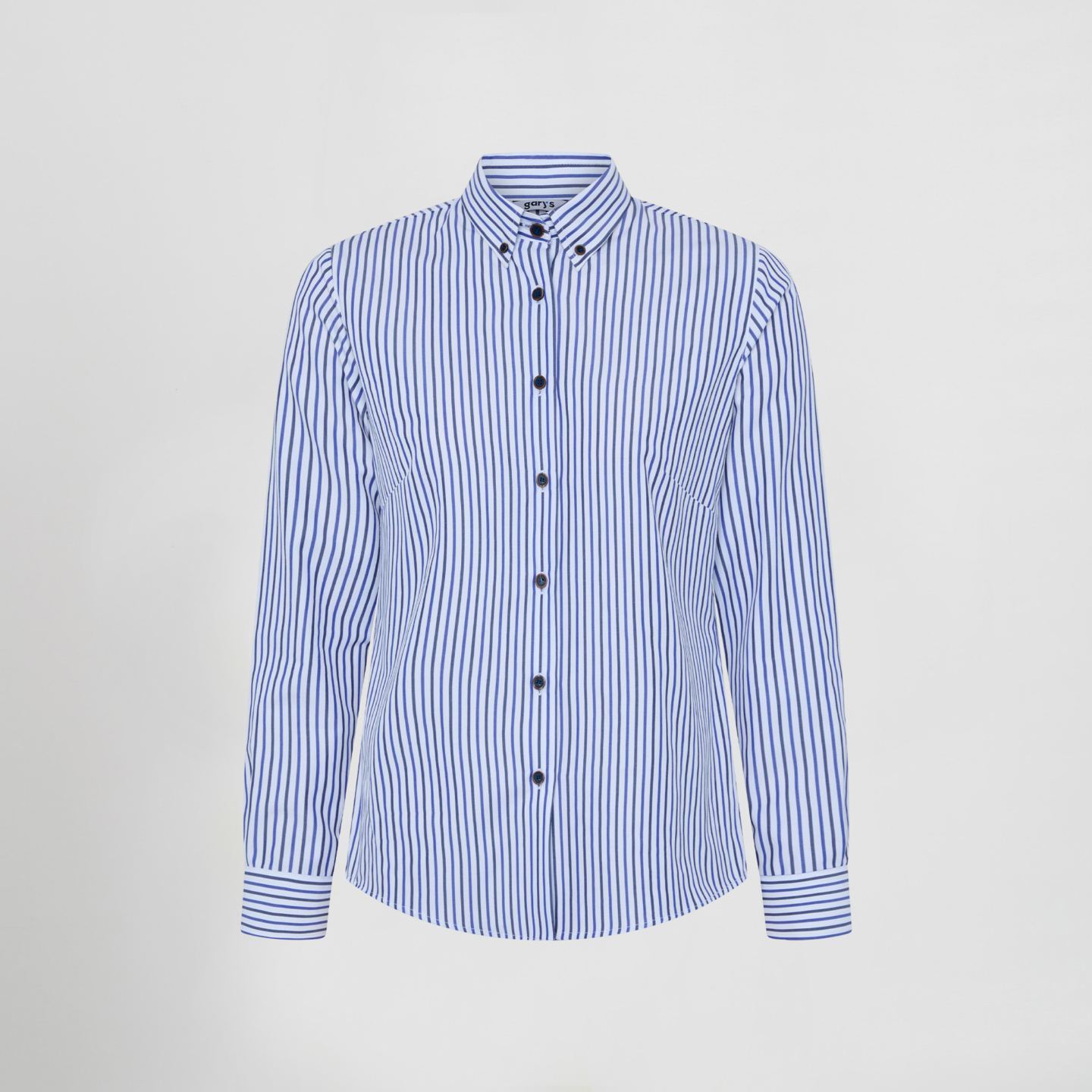Camisa Chica Slim Fit Rayas Gary's Simonetta 240033 Distinción azulina