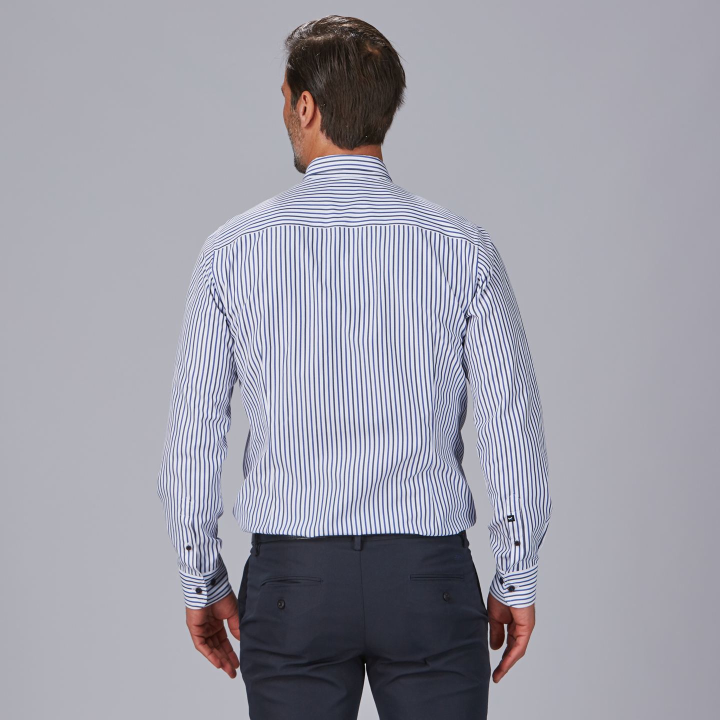 Camisa Hombre Slim Fit Rayas Gary's Alessandro 260035 Distinción espalda