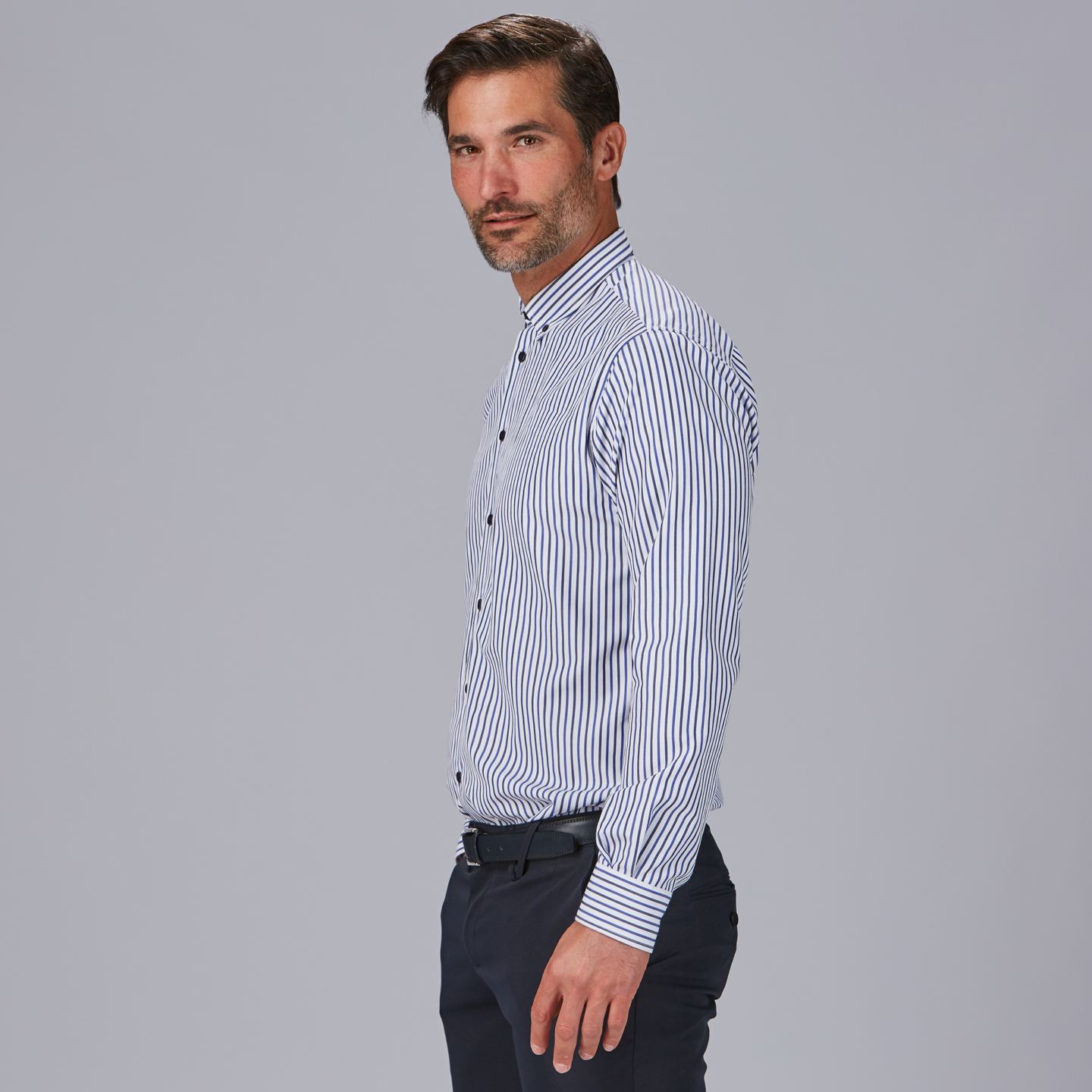 Camisa Hombre Slim Fit Rayas Gary's Alessandro 260035 Distinción lateral
