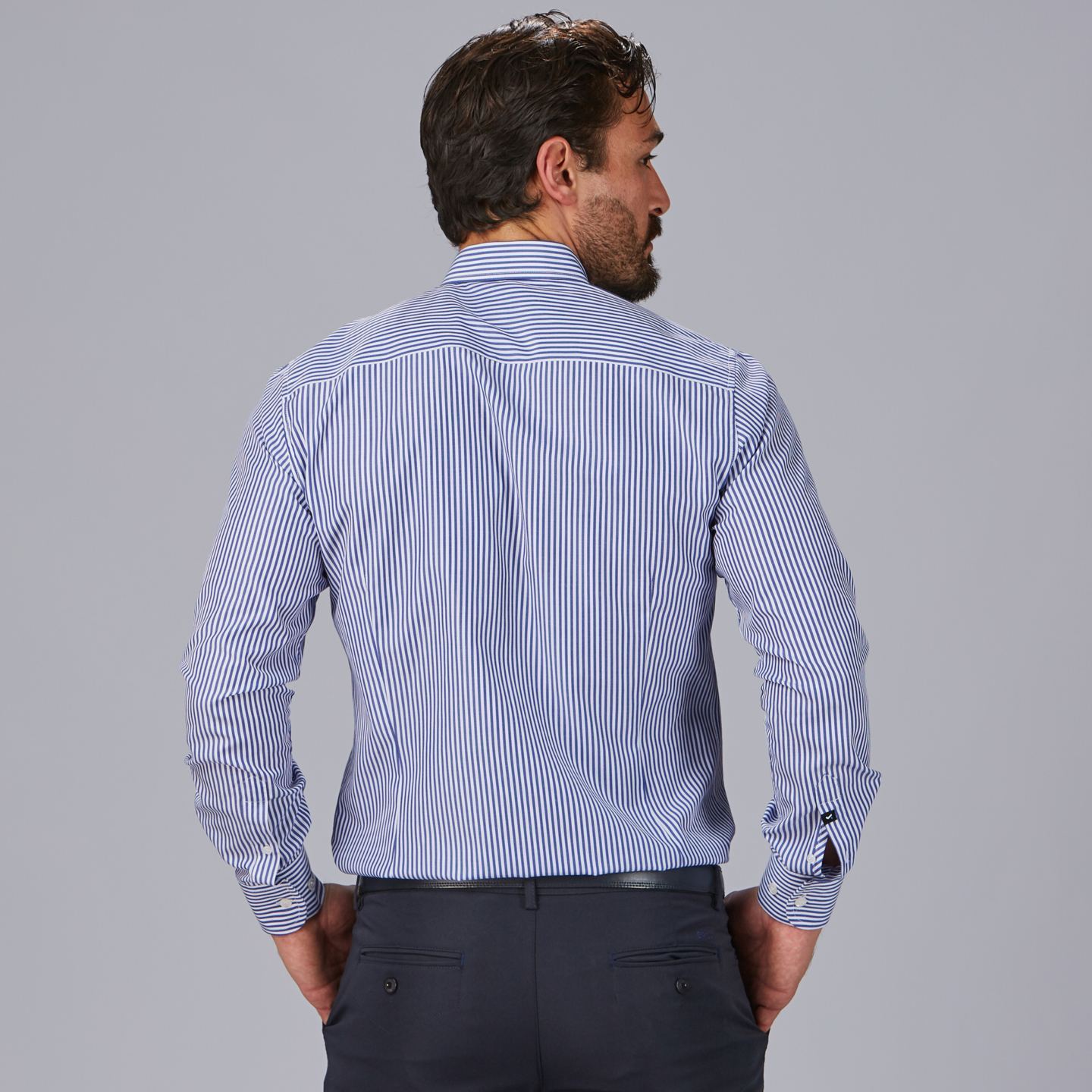 Camisa para Hombre de Rayas Gary's Lorenzo 260036 Distinción parte trasera