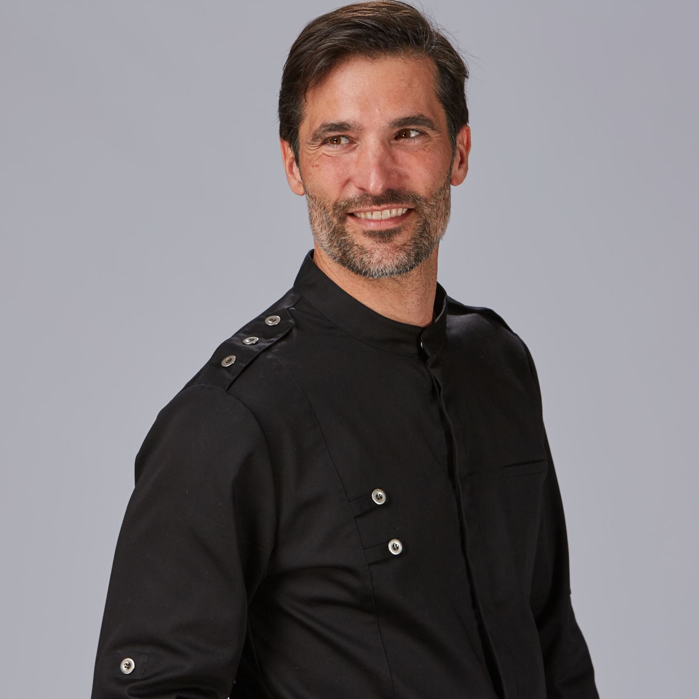 Chaqueta Cocina Hombre de Algodón Gary's 930045 Distinción lateral