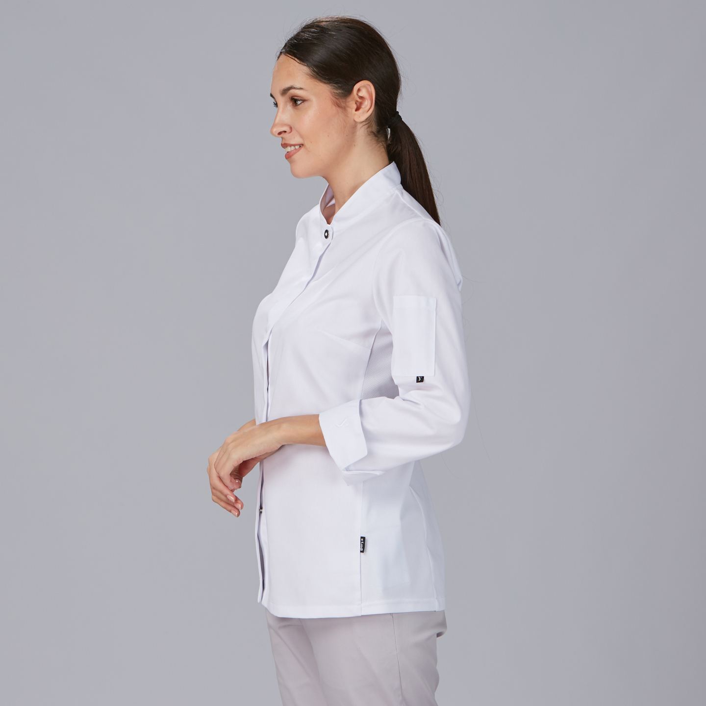 Chaqueta de Cocina Mujer Varela Gary's 942100 Distinción lateral