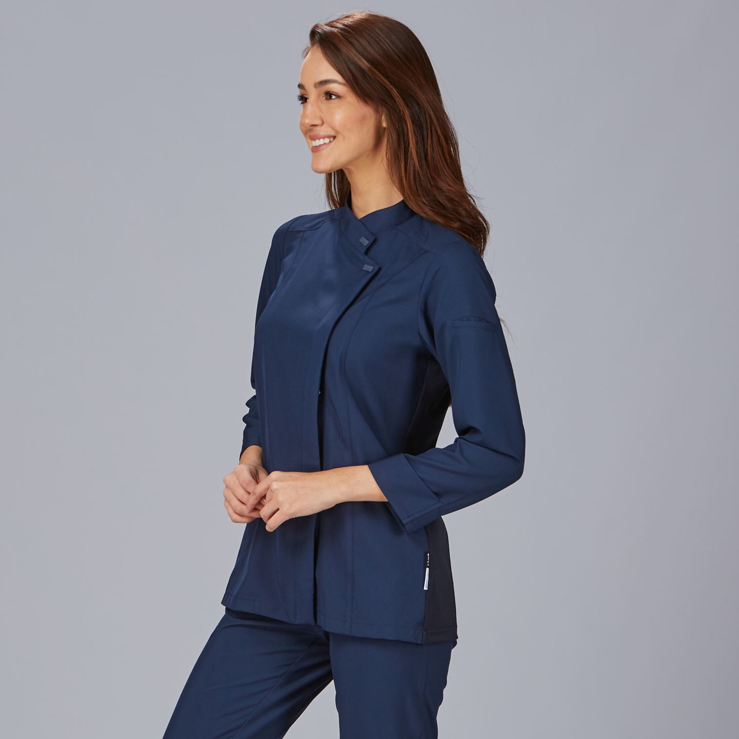 Chaqueta de Cocinera Transpirable Tejada Gary's 930047 Distinción lateral