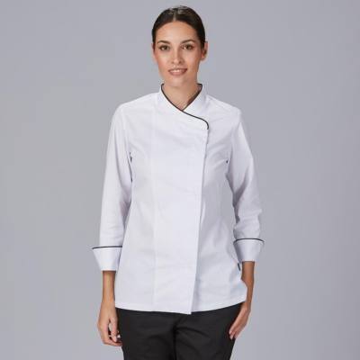 Chaqueta para Cocina Mujer Dana Gary's 948400 Distinción blanco chica