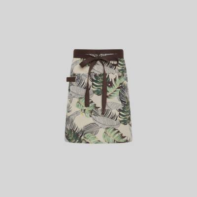 Delantal Corto de Flores Unisex Gary's 100043 Distinción verde