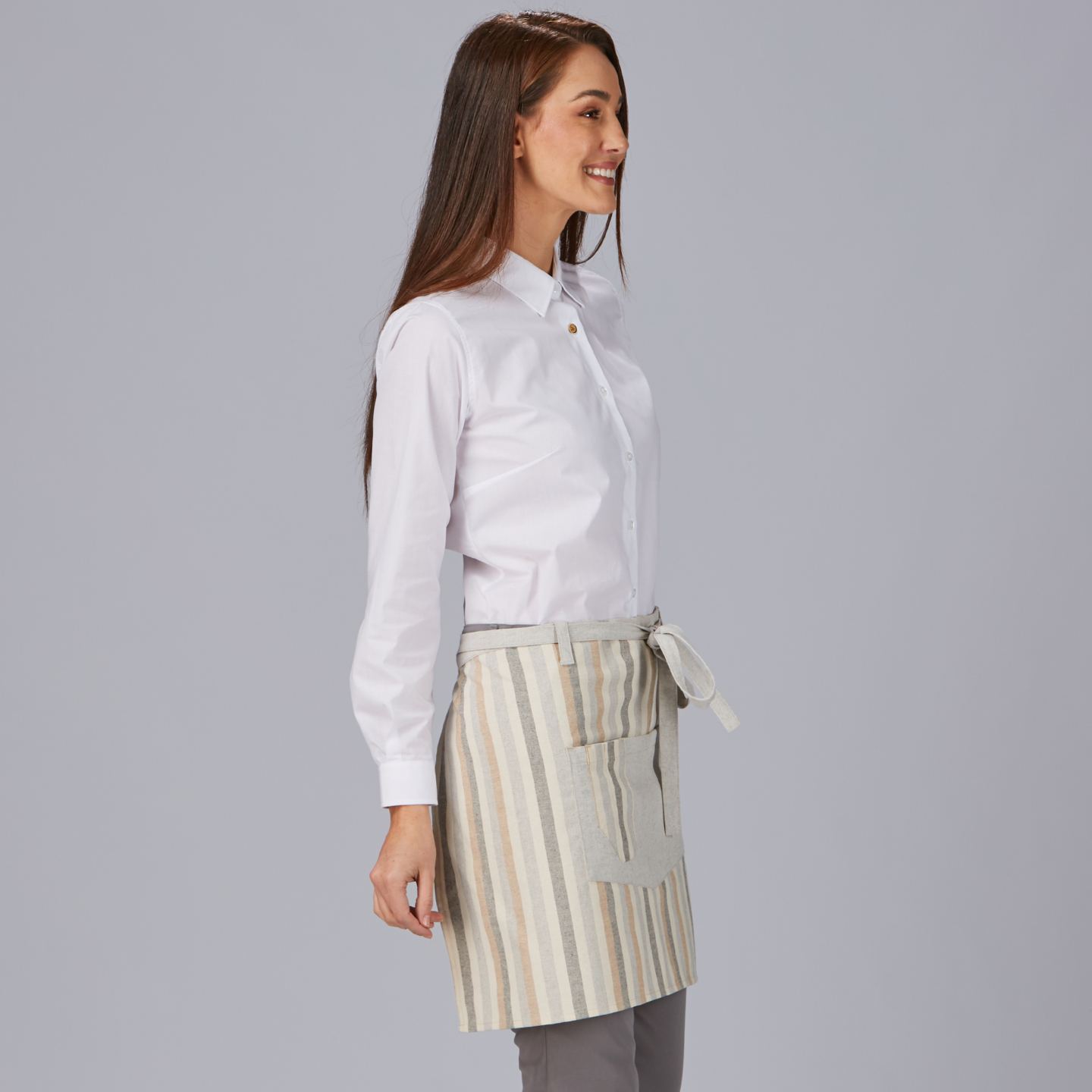 Delantal Corto de Rayas para Hostelería Gary's 100044 Delantal Corto de Rayas para Hostelería Gary's 100044