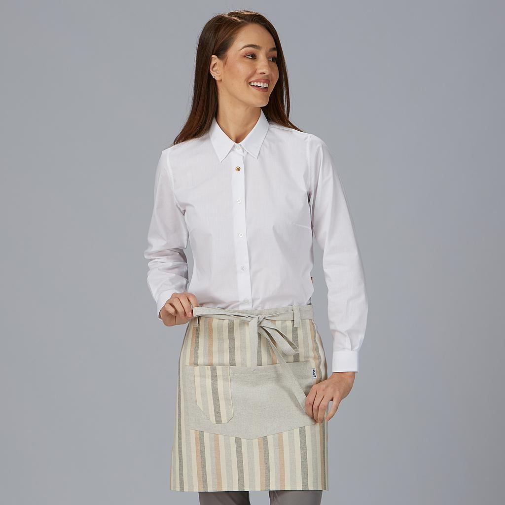 Delantal Corto de Rayas para Hostelería Gary's 100044 Delantal Corto de Rayas para Hostelería Gary's 100044