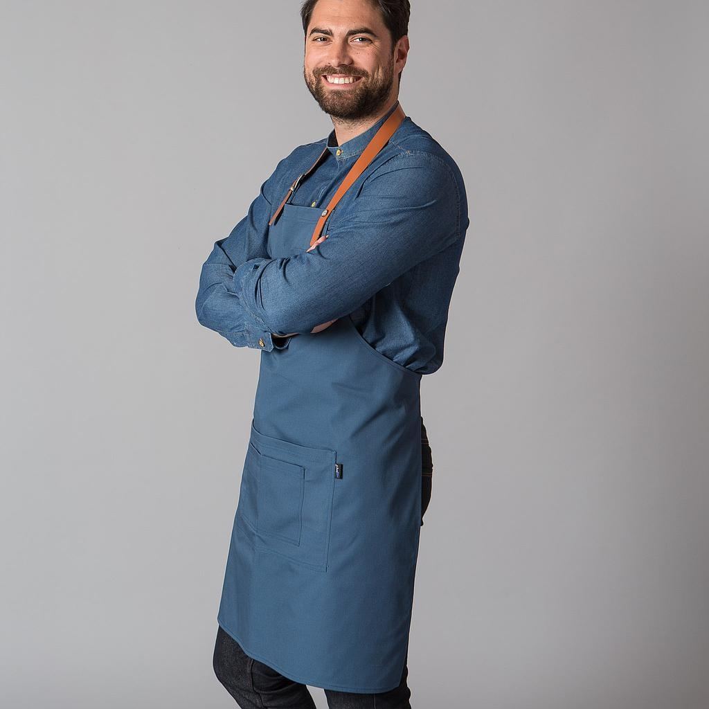 Delantal con Peto Cinta Cuero Unisex Gary's 156400 Distinción