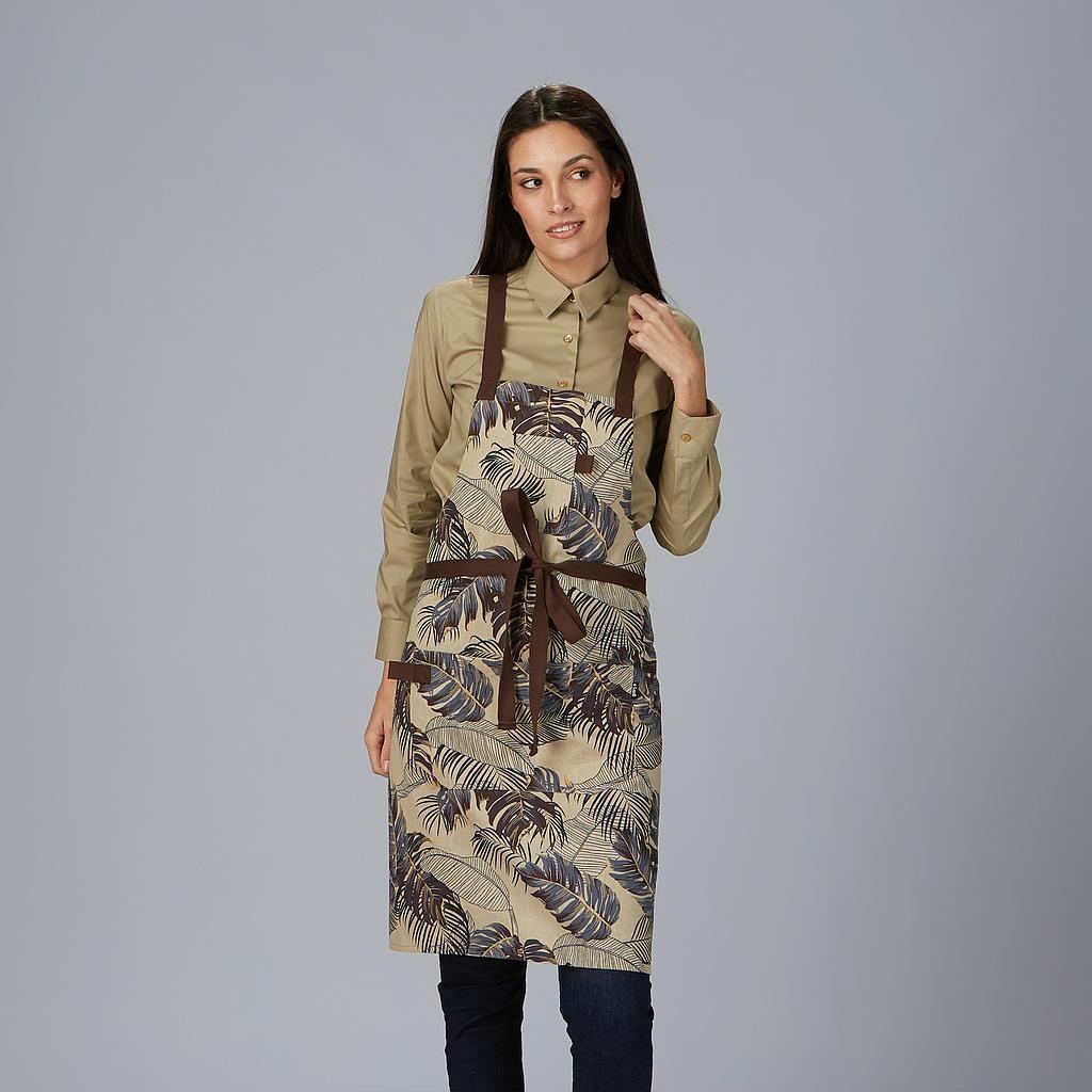 Delantal con Peto de Flores Gary's 100035 Distinción mujer