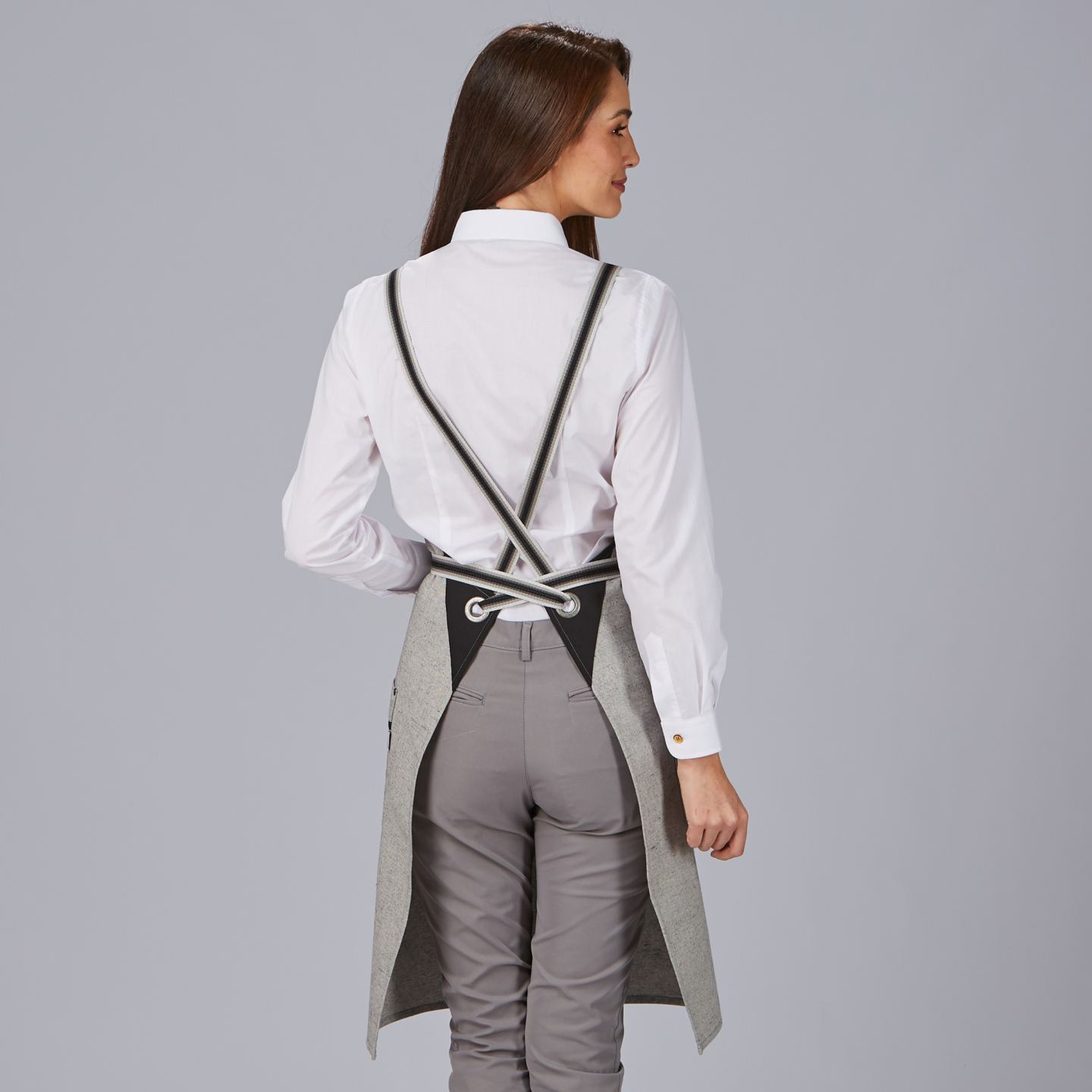 Delantal con Peto para Restauración Gary's 100038 Distinción espalda mujer