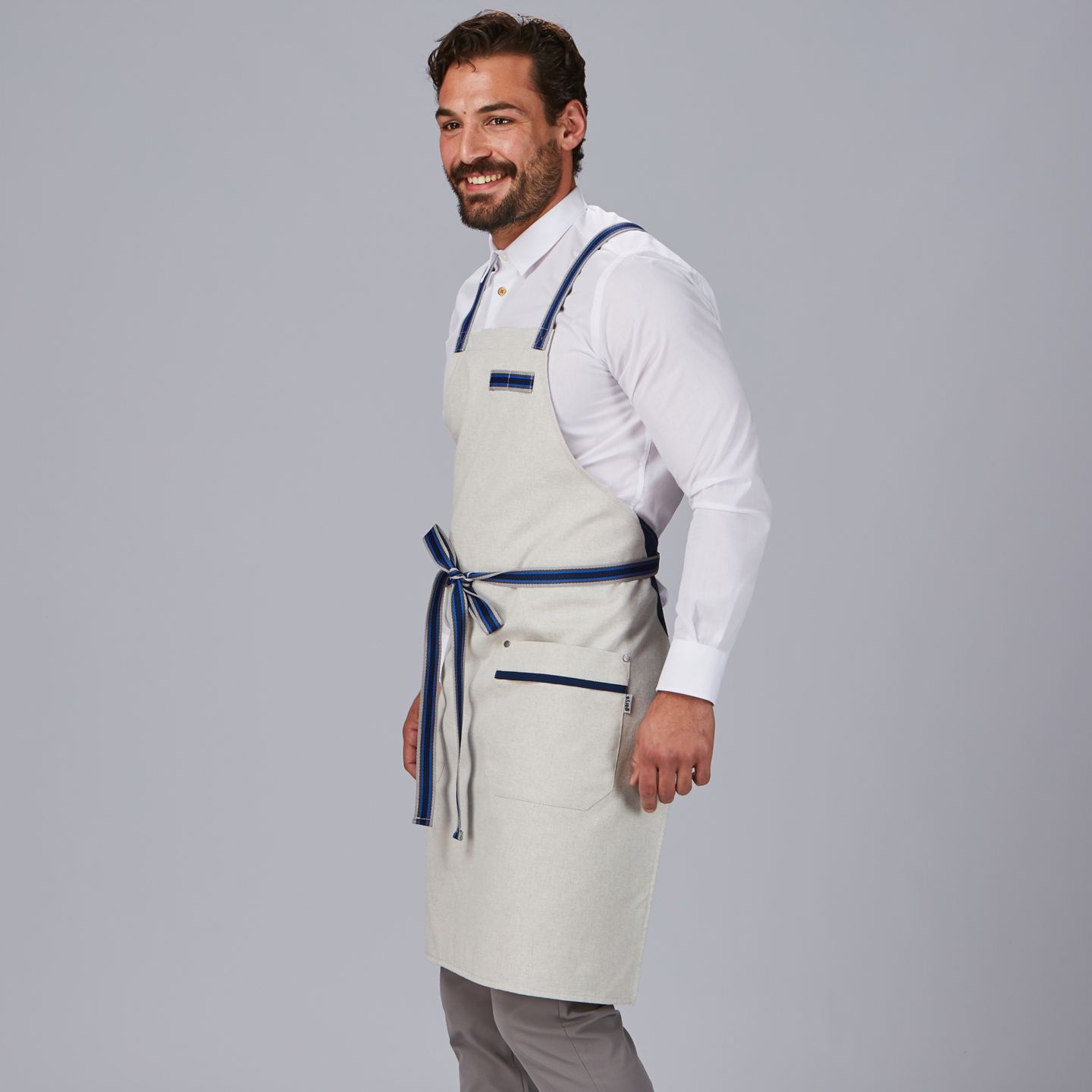 Delantal con Peto para Restauración Gary's 100038 Distinción lateral