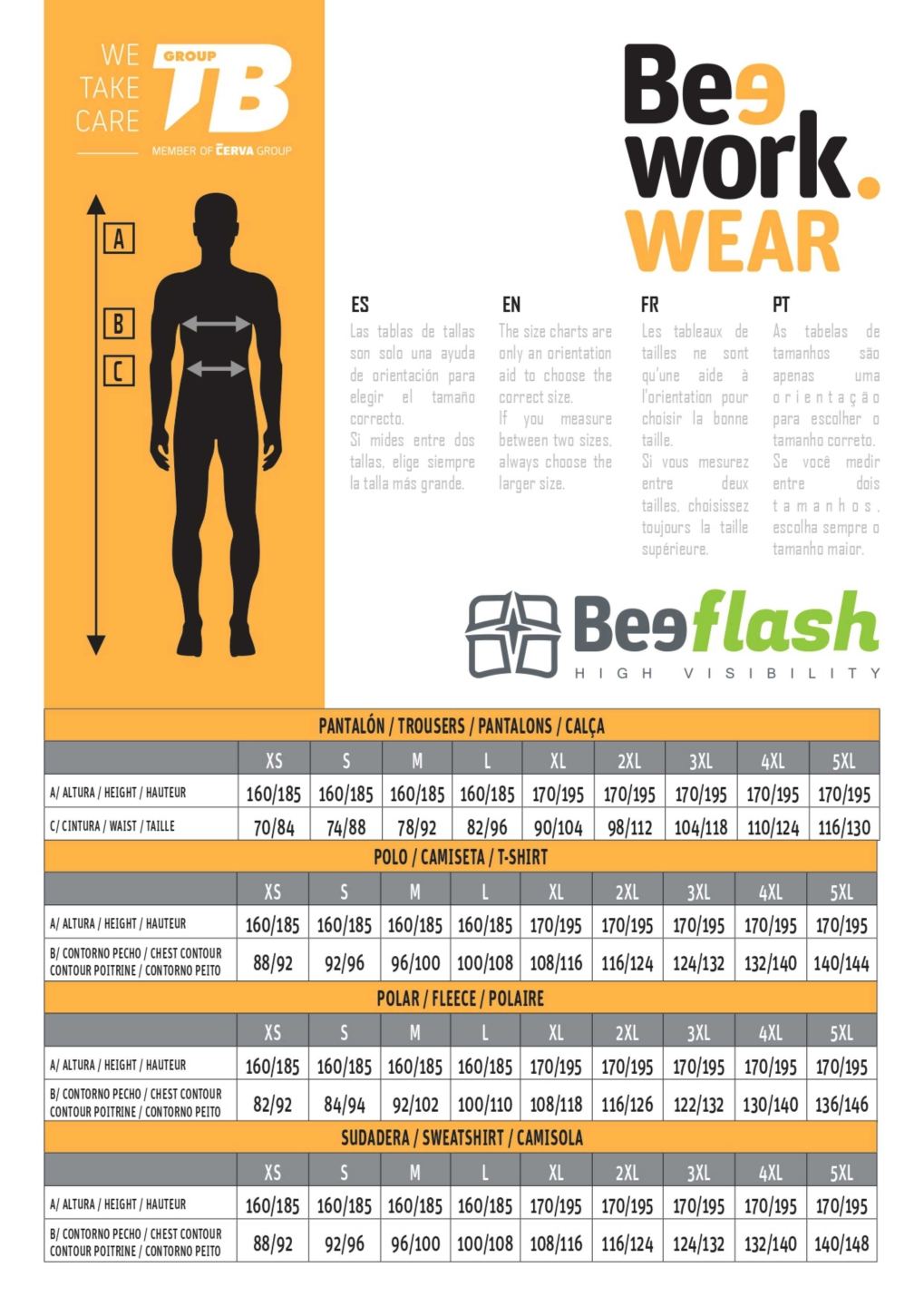 GUIA TALLA TOMAR BODERO - BEEFLASH