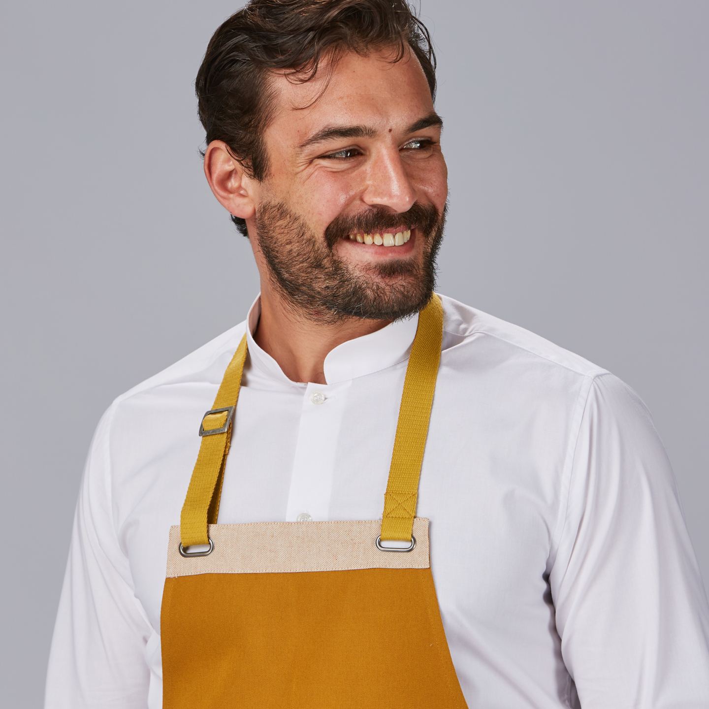 Mandil con Peto Bicolor para Hostelería Gary's 100042 Distinción tiras