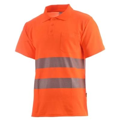 Polo M/C Alta Visibilidad Banda Segmentada BeeWork Rain HV