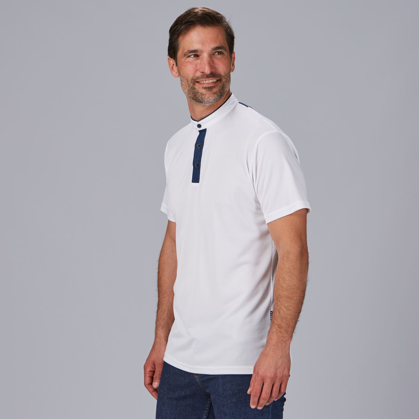 Polo Técnico Hombre Cuello Mao Gary's 852600 Distinción lateral