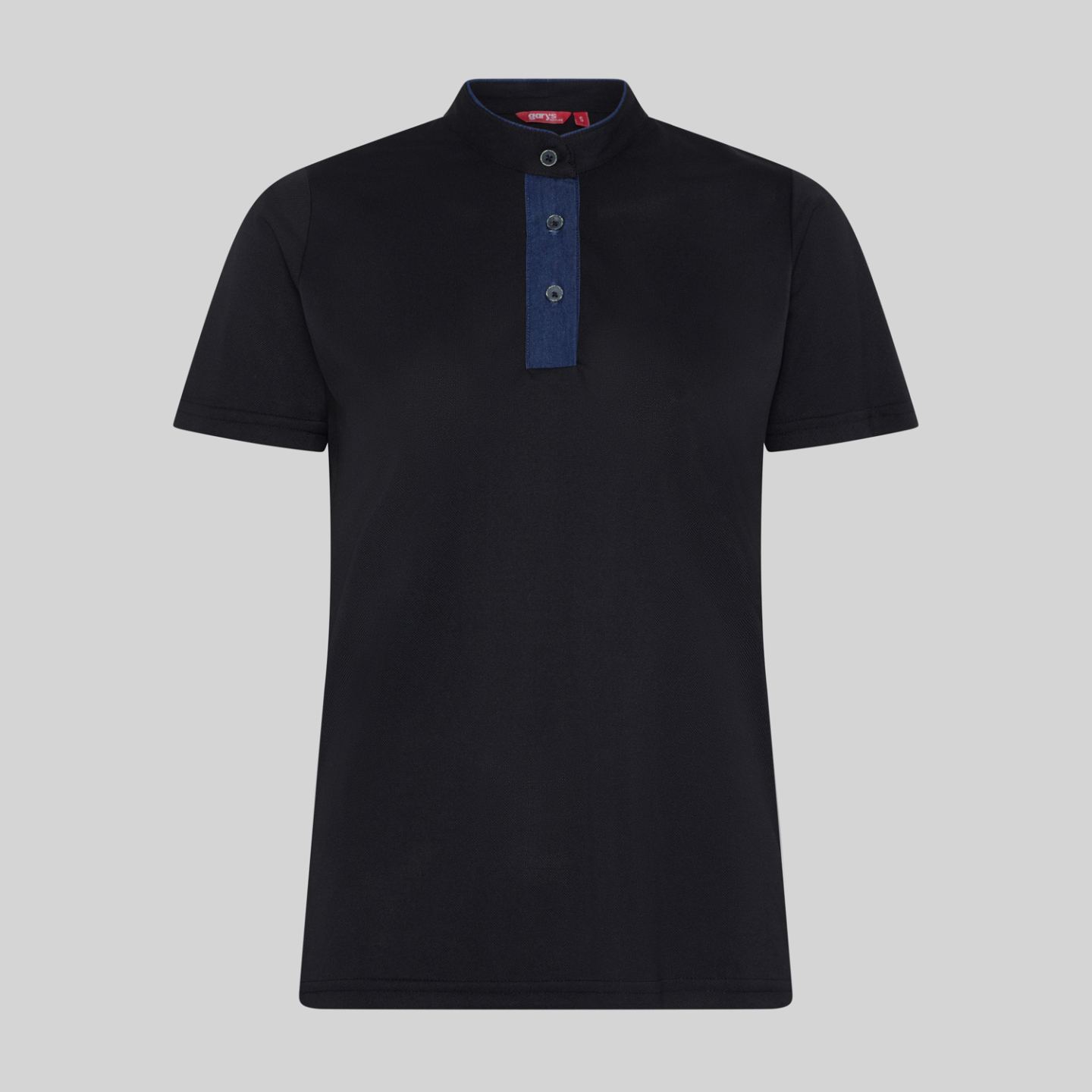 Polo Técnico Mujer Cuello Mao Gary's 853100 Distinción negro