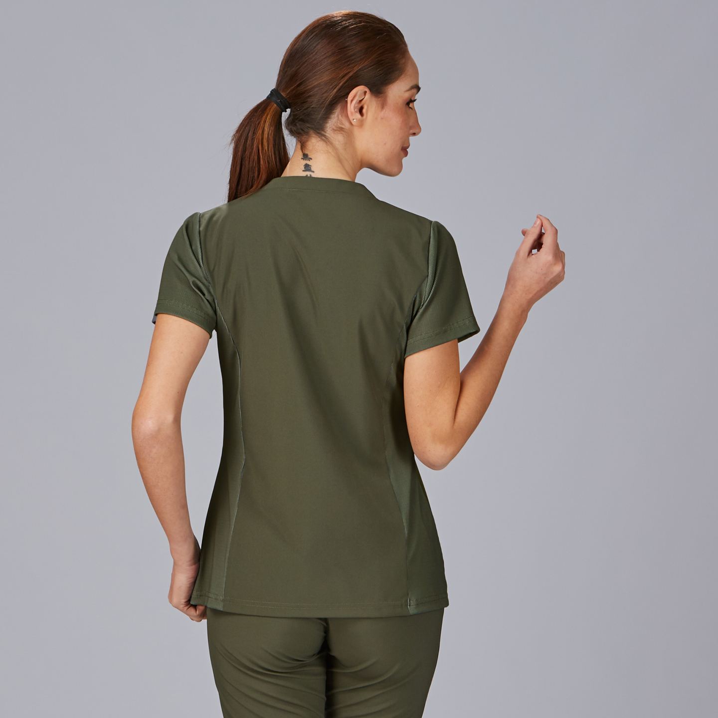 Blusa Mujer MC Microfibra Elástica Gary's Rosell 600064 Distinción parte trasera