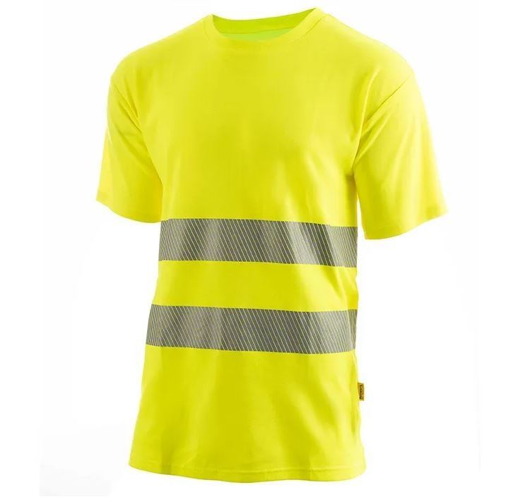 Camiseta MC Alta Visibilidad BeeWork Funk HV Distinción amarillo
