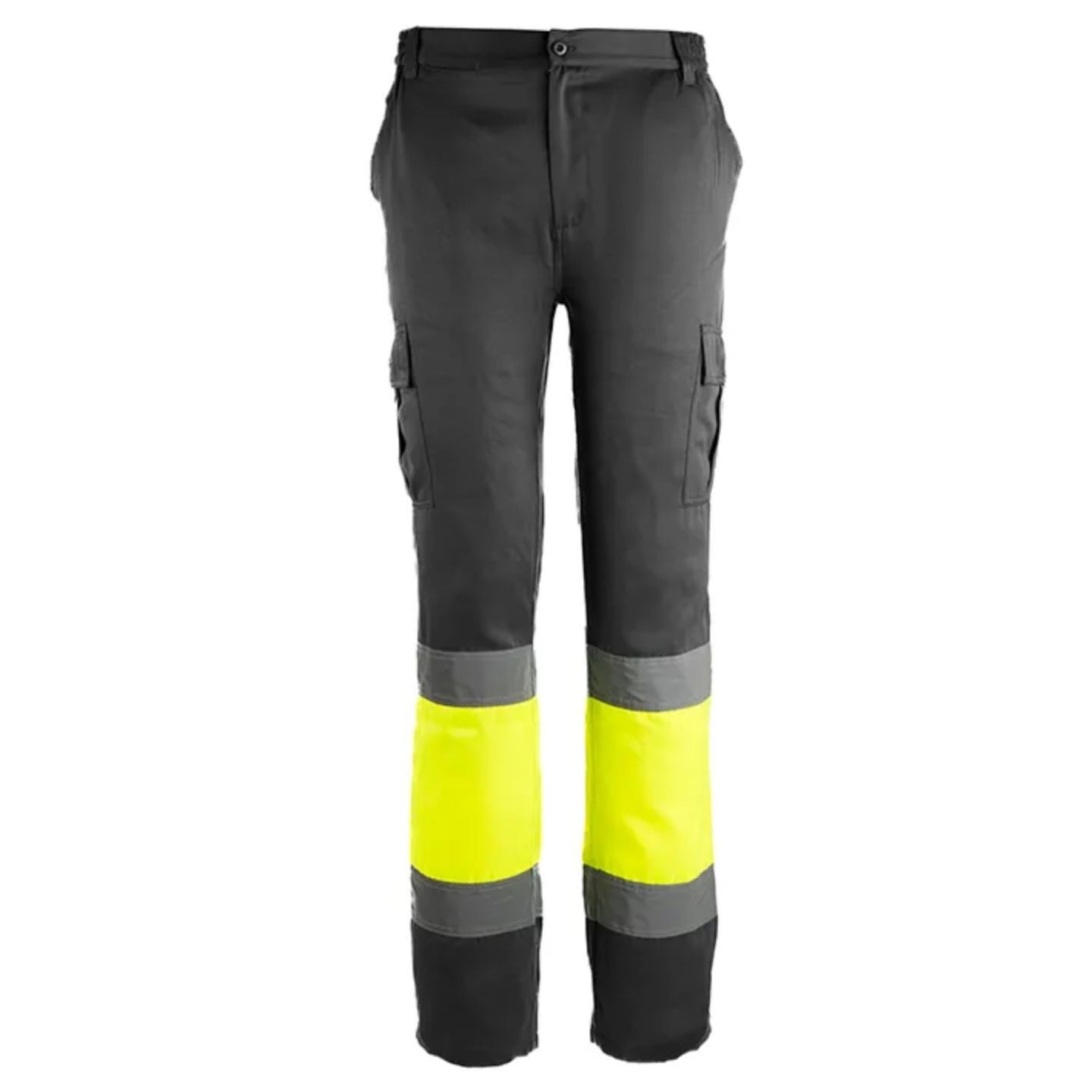 Pantalón AV Bicolor Forrado BeeWork Kirk HV Winter Amarillo Flúor-Gris Distinción