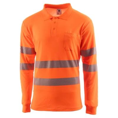 Polo M/L Alta Visibilidad BeeWork Island HV
