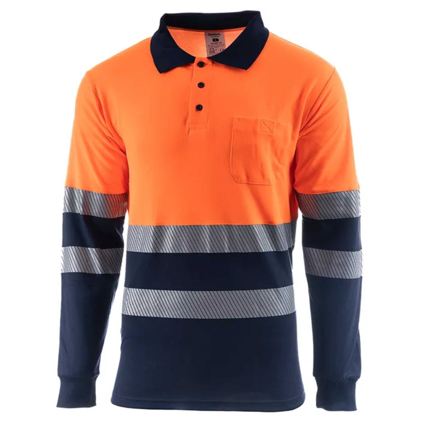 Polo M/L Bicolor Alta Visibilidad BeeWork Galaxy HV