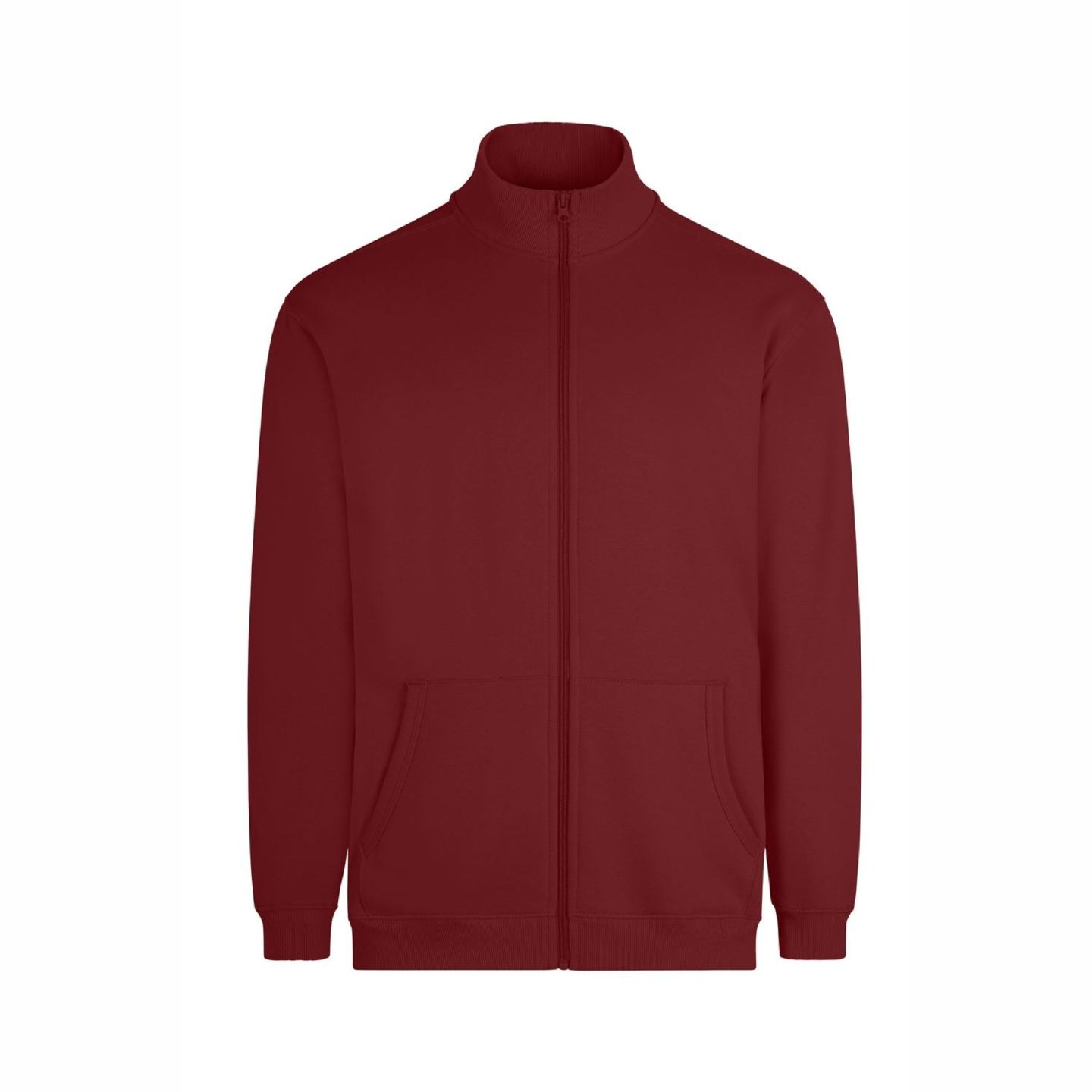 Sudadera Unisex con Cremallera Mukua Cooper SZ270U Crimson Distinción