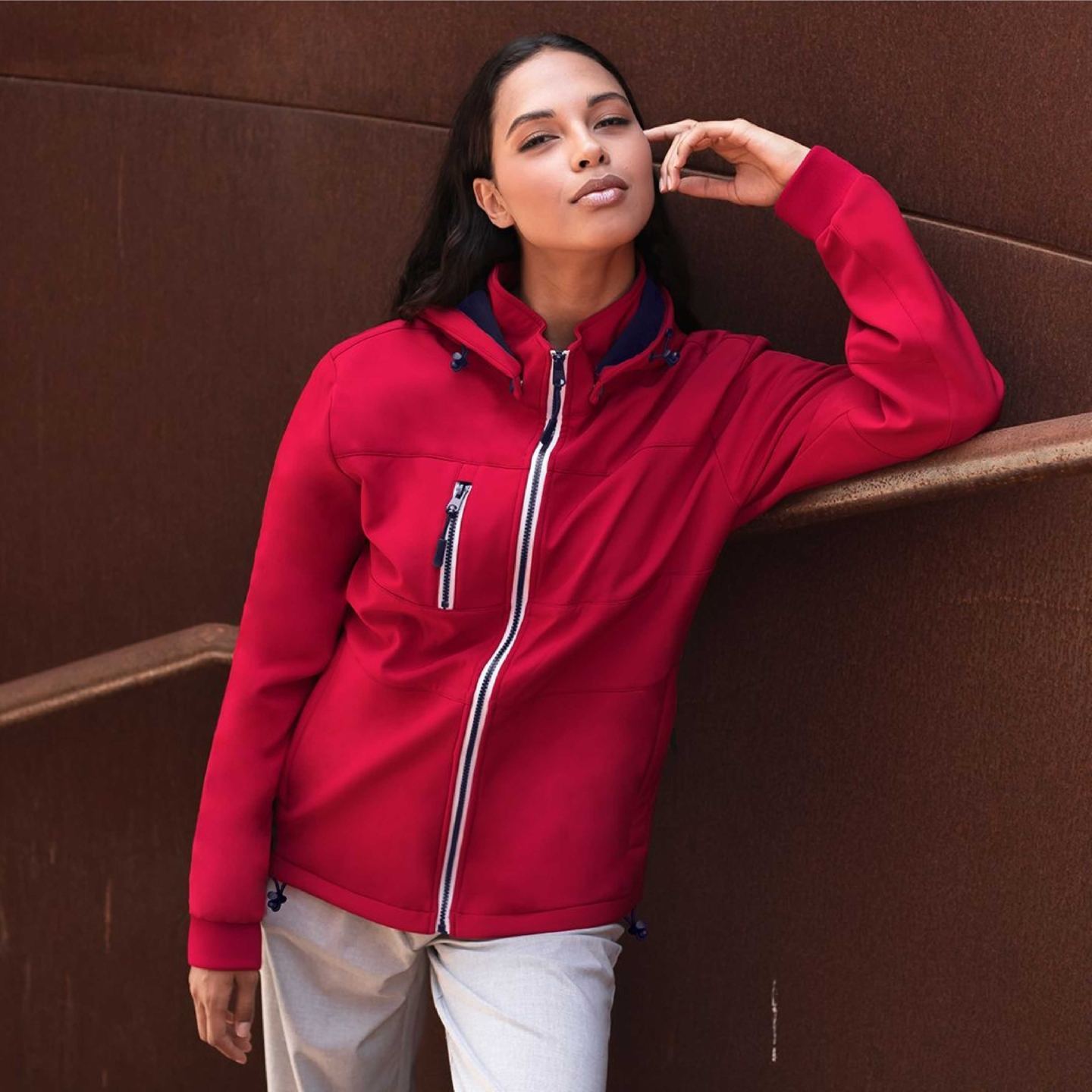 Chaqueta SoftShell con Capucha Makito Grechel 20171